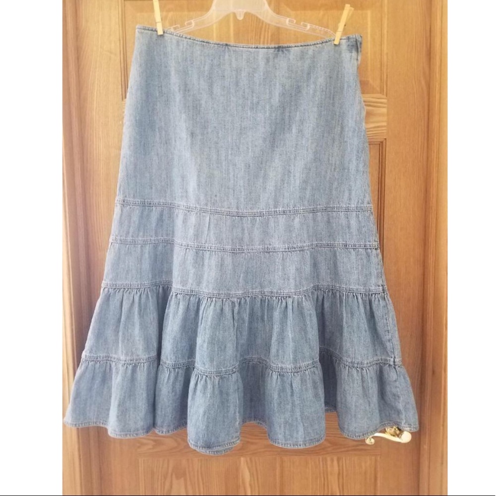 Christopher & Banks Denim Skirt